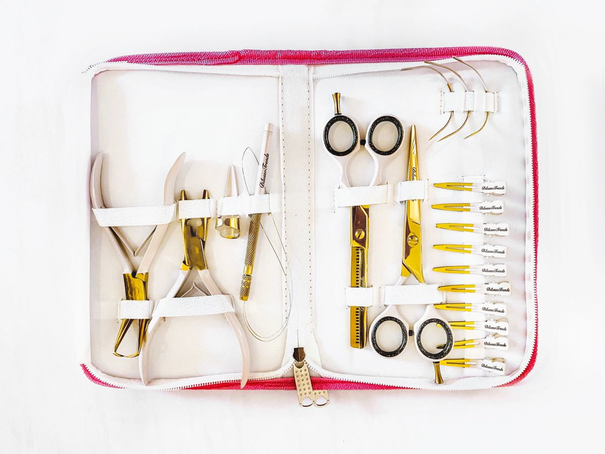 Microlink Fusion I-Tips K-Tips Hair Extensions Tool Kit